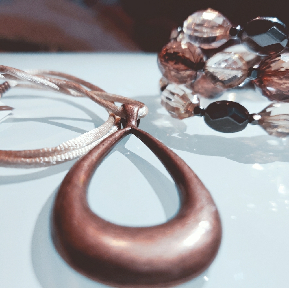 Fashion jewelry necklace 3 layer stretchy bracelet